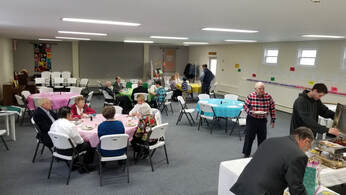 Photo of coffee hour at Nativity Lutheran Church
