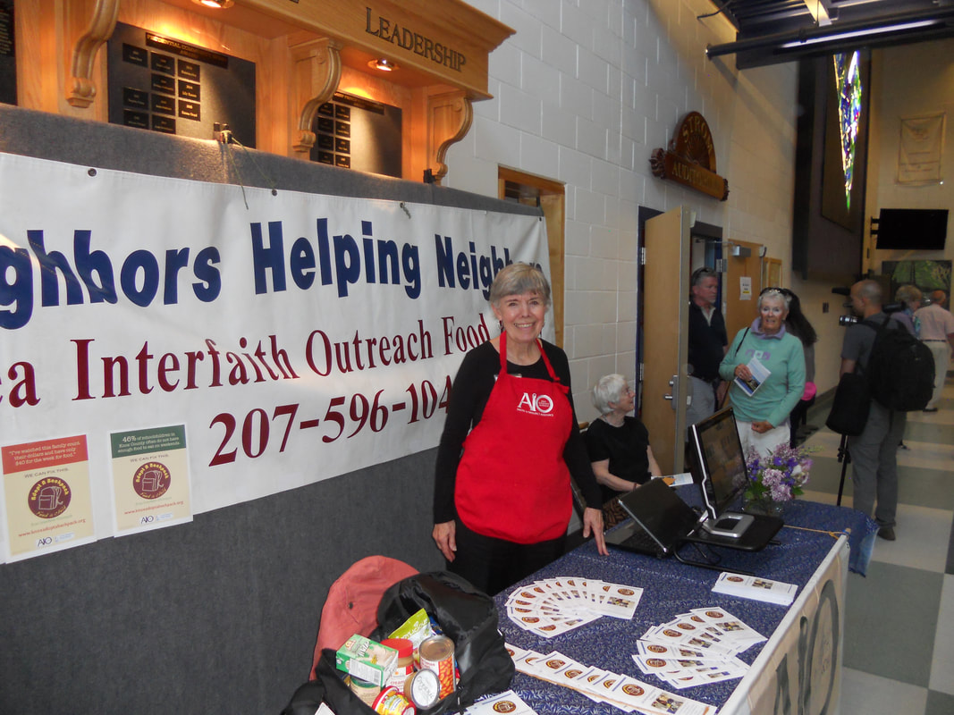 Photo of Nativity Lutheran Church volunteers helping AIO Food Pantry